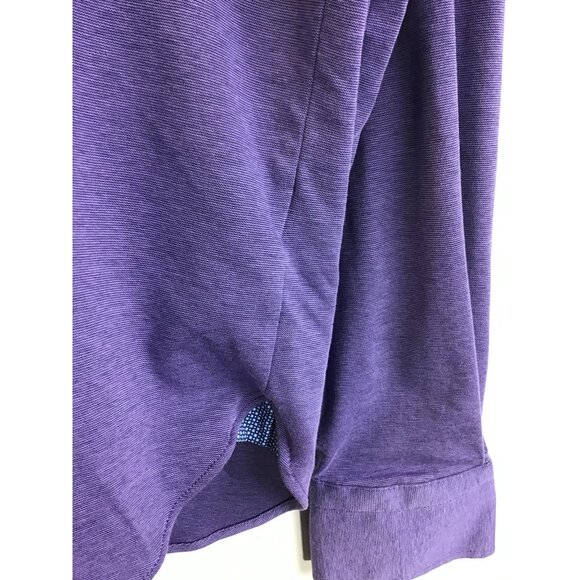 Max Colton Sexy Flip Cuff Shirt Size XL Blue/Purple Long Sleeve Button Up 💜 - Picture 5 of 7